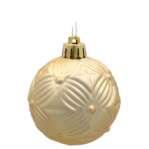 KPL. 16 BOMBEK 6 CM RED / GOLD / SILVER *3771