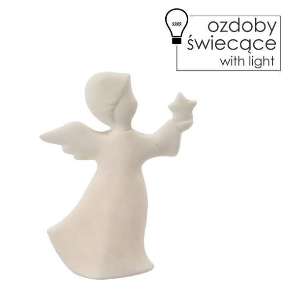 LED FIGURE ANGEL STAR 16,8 CM