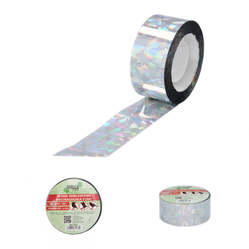 BIRD-REPELLENT REFLECTIVE TAPE SILVER L.50 M W.2.4 CM pack=24 pcs.