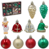 KPL. 24 DECORATIUNI DE BRAD - MIX *7199