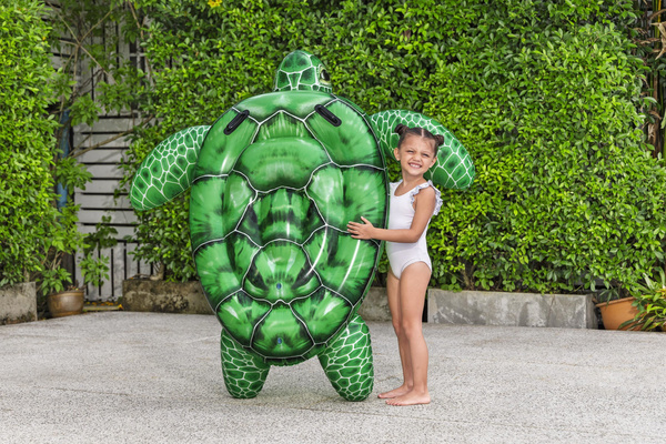Bestway 59" x 57"/1.50m x 1.45m Tidal Turtle Ride-On