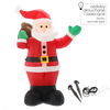 VÁNOČNÍ LED SANTA 180 CM *0349