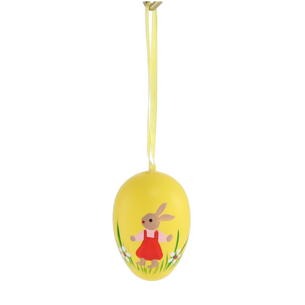 SET OF 6 EASTER EGGS WITH A PENDANT ASSORTED 3 DESIGNS