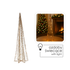 Vianočná dekorácia - LED kuželový stromček 50 cm zlatý *6383