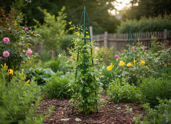 PERGOLA OGRODOWA PIRAMIDA  31 x 31 x 200 CM (+ KOTWY)