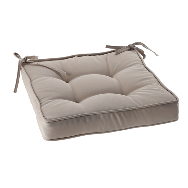 PODUSZKA NA KRZESŁO 40 x 40 x 6 CM NATURALNA