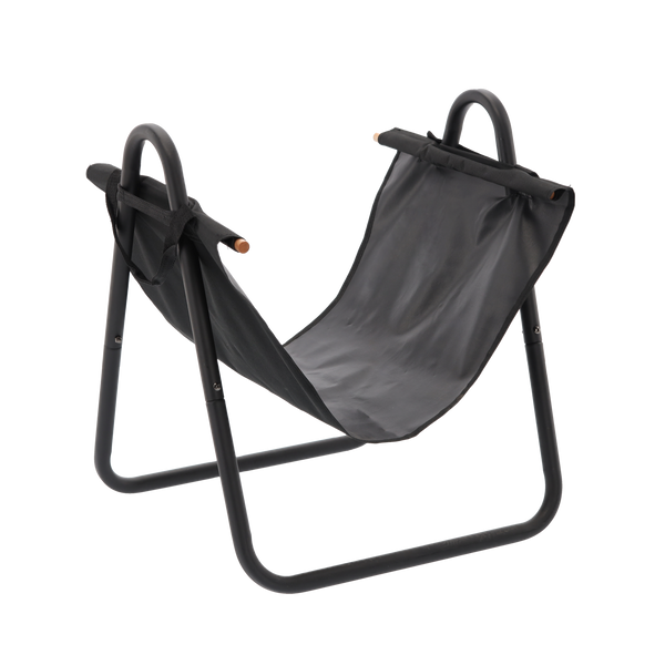 LOG HOLDER BLACK CANVAS CARRIER L16"