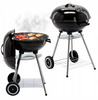 KETTLE CHARCOAL GRILL WITH LID AND WHEELS 46 x 44 x 71 CM