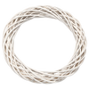 WIANEK WIKLINOWY 40 CM BIAŁY / SZARY *9388