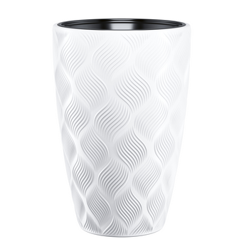 FLOW SLIM 300MM WHITE POT*5756