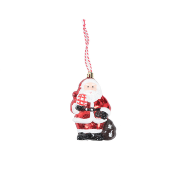 CHRISTMAS TREE ORNAMENT - SANTA 10 CM