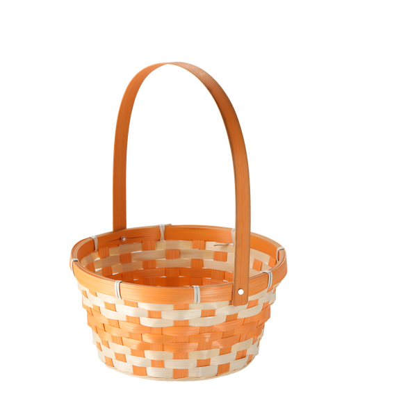 EASTER BASKET WITH MOVABLE HANDLE 21,5 x 11 CM MIX 2 COLORS