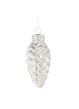 KPL. 12 BOMBEK CHOINKOWYCH SZKLANYCH - SZYSZKI 2,7 x 5,9 CM MIX KOLORÓW *2119