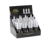 LED HOLO ACRYLIC CANDLE 18CM WITH BATTERIES WARM WHITE*2433
