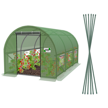 TUNEL FOLIOWY OGRODOWY 3 SEGMENTOWY ZIELONY 3 x 2 x 2 M VER 1