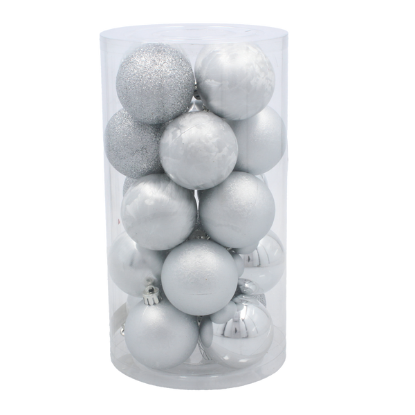 KPL. 20 BOMBEK V TRUBCE 5 CM ČERVENÁ / ZLATÁ / STŘÍBRNÁ *3801