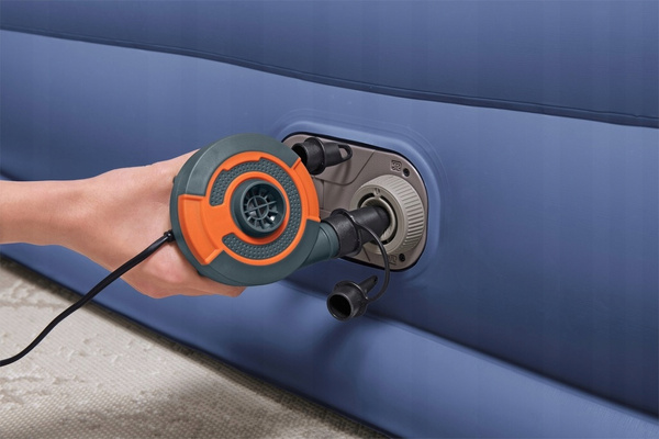 MATERAC DMUCHANY 203 X 152 X 46 CM Z WBUDOWANĄ POMPKĄ*9214 *5726 *9689