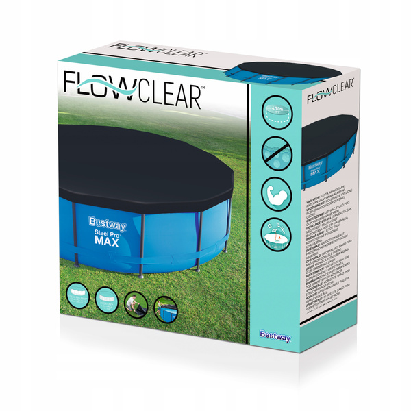 COVORUL PENTRU PISCINA CU CADRU 4,57 M *1653