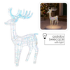CHRISTMAS DECORATION - LED REINDEER 105 CM IRIDESCENT