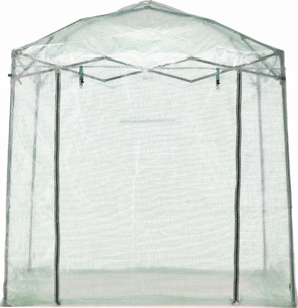 TUNEL OGRODOWY SKŁADANY DO UPRAW 2 x 1.37 x 2.34 M ZIELONY Z TORBĄ