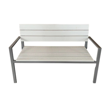 ZÁHRADNÁ LAVICA 118 x 54 x 77 CM ŠEDÁ *0803