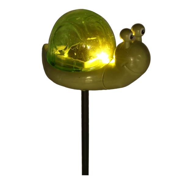 SOLAR LAMP FUNNY TURTLE / SNAIL / LADYBIRD WARM WHITE disp=12pcs