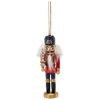 SET OF 4 CHRISTMAS DECORATIONS WOODEN SOLDIER 12.5 CM