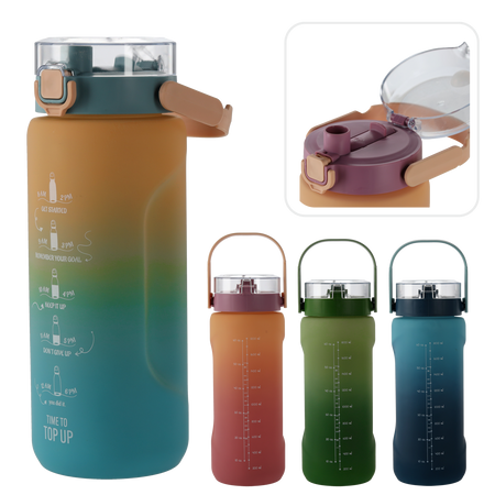 BUTELKA 2000 ML NA WODĘ MIX KOLOR *6485