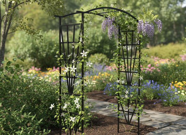 PERGOLA OGRODOWA 114 x 45 x 208 CM 