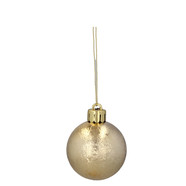 SET OF 47 BAUBLES 4-6 CM RED/GOLD/SILVER MIX DESIGNS