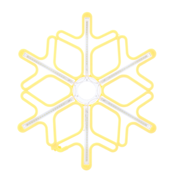 SNOWFLAKE 60 CM NEON LED ALB CALD + ALB RECE FLASH INTERIOR/EXTERIOR *8301