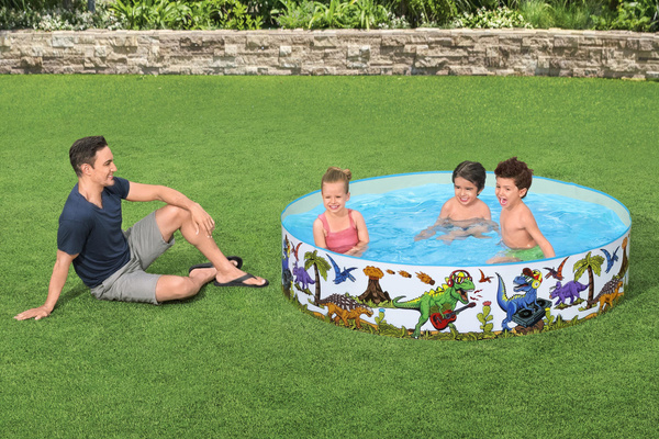 Bestway® 6' x H15"/1.83m x H38cm Dinosaur Fill'N Fun