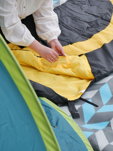 TOURIST SLEEPING BAG 200 x 75 CM MIX COLOR