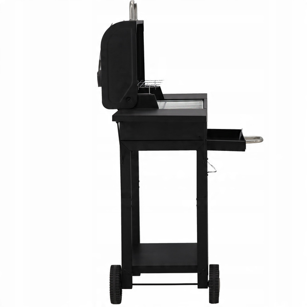 CHARCOAL GRILL WITH COVER GRATE AND WHEELS