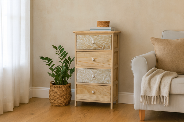 LUIZA 4-DRAWER CHEST OF DRAWERS 40 X 29 X 73 CM