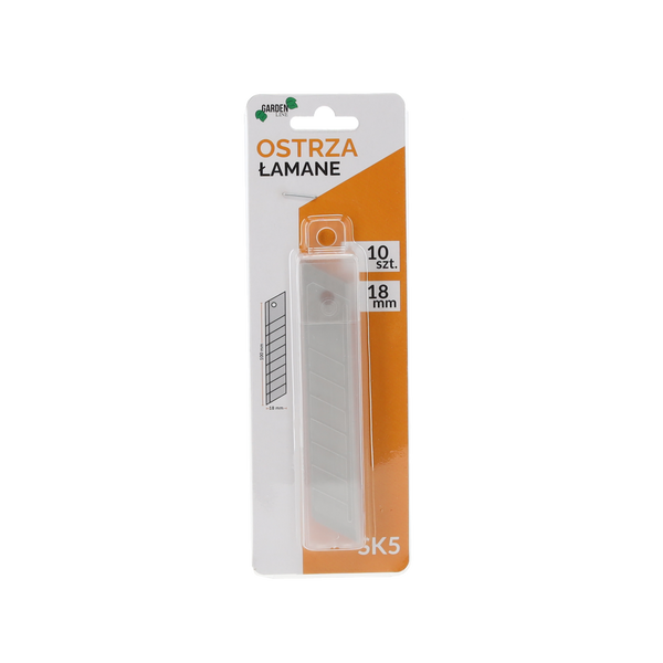 KPL. 10 LAME ACCIDENTALE PENTRU CUȚITE 18 MM disp=24kpl *1593