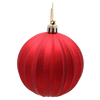 SET OF 36 CHRISTMAS BAUBLES RED, GOLD, SILVER 8 CM IN RED BAG