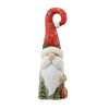 FIGURKA BOŻONAR. - SKRZAT W CZAPCE MIKOŁAJA 22 X 21 X 66 CM LED *0851