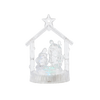 VÁNOČNÍ DEKORACE - PLASTOVÝ LED BETLÉM 6 x 6 x 12 CM MIX VZORŮ disp=12ks *0405