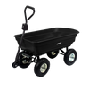 WÓZEK OGRODOWY DWUFUNKCYJNY CZARNY