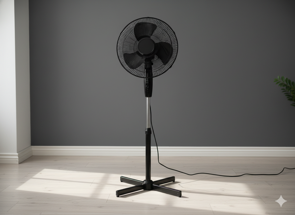 BLACK STANDING FAN 45W
