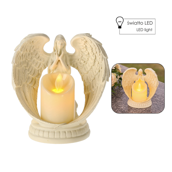 FIGURKA ANIOŁEK LED 21CM*4333