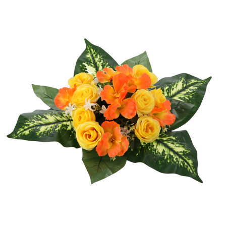 KYTICA CH-21 ( ŠÍRKA 40 CM, VÝŠKA 30 CM) HIBISKUS MIX FARBA