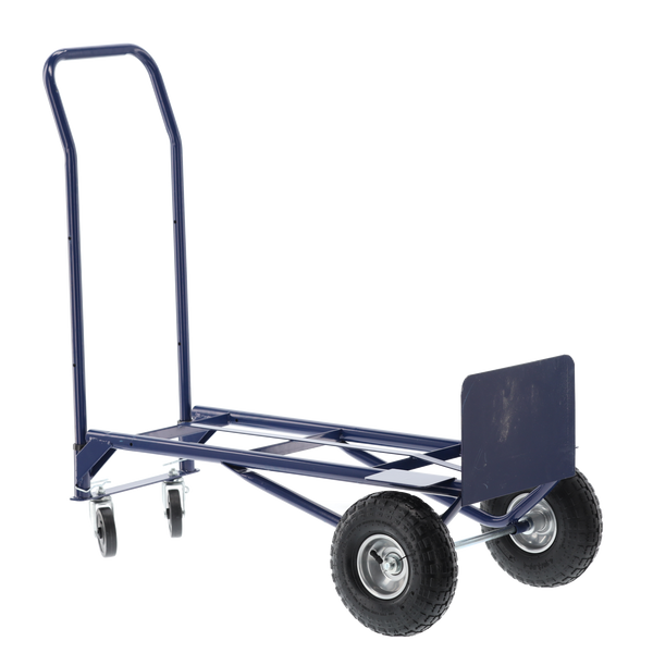 WÓZEK MAGAZYNOWY DWUFUNKCYJNY NIEBIESKI. UDŹWIG: 150 KG / 200 KG