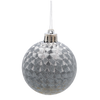 SET OF 16 ORNAMENTS 6 CM CHAMPAGNE/GRAY/WHITE