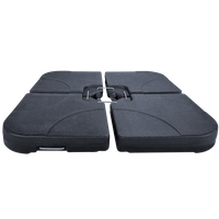 PODSTAWA DO PARASOLA 50 x 50 x 7.5 CM 4 ELEMENTOWA CZARNA *5013