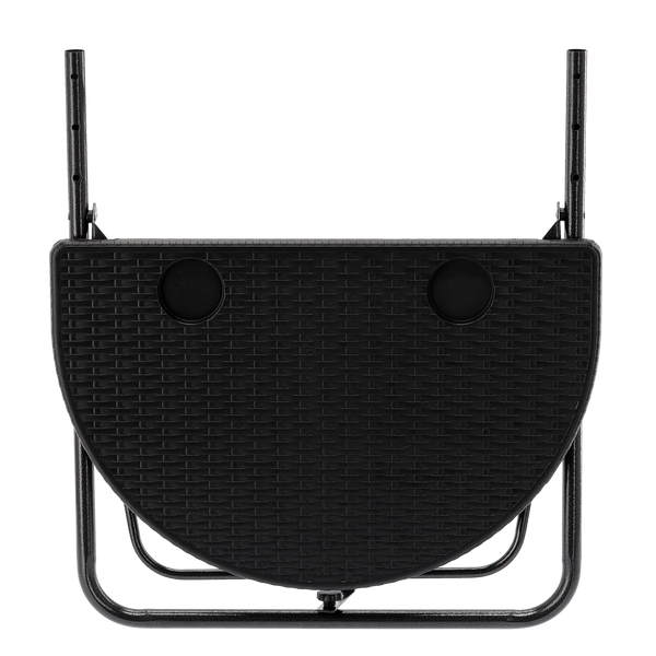 HANGING BALCONY FOLDING TABLE 60 x 64 x 73-78.5 -83.5 BLACK *1022