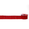 CHRISTMAS DECORATIVE RIBBON 3.8 CM x 2.7M RED/GOLD/SILVER