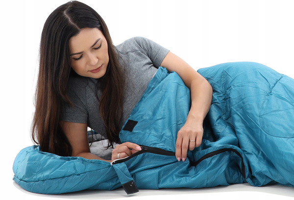 TOURIST SLEEPING BAG 220 x 75 CM DARK BLUE