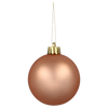 SET OF 30 BAUBLES 6 CM OLIVE/COPPER/GRAPHITE